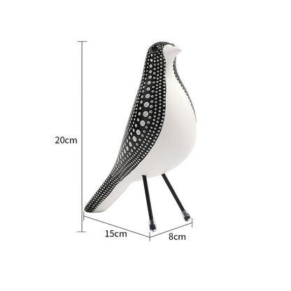 Nordic Bird Resin Figurine - Homevalley.co.uk