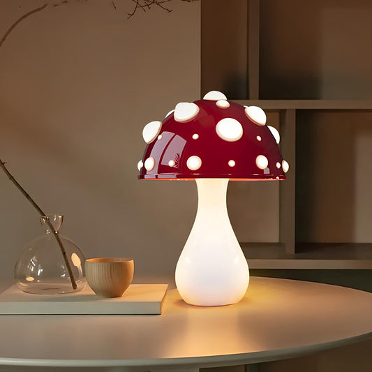 Mushroom Lamp with LED Tricolored Bulb - Homevalley.co.uk