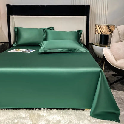 Premium Hotel Quality 1Pc Flat Sheet or pillow cases 1000TC Egyptian Cotton, Luxury Bedding Wrinkle, Stain and Fade Resistant - Homevalley.co.uk