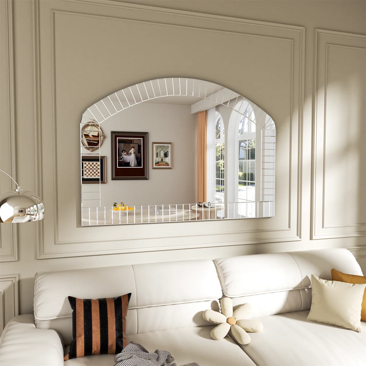 Extra Large Arched Wall Mirror