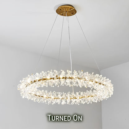Nordic Round Crystal Chandelier - Homevalley.co.uk
