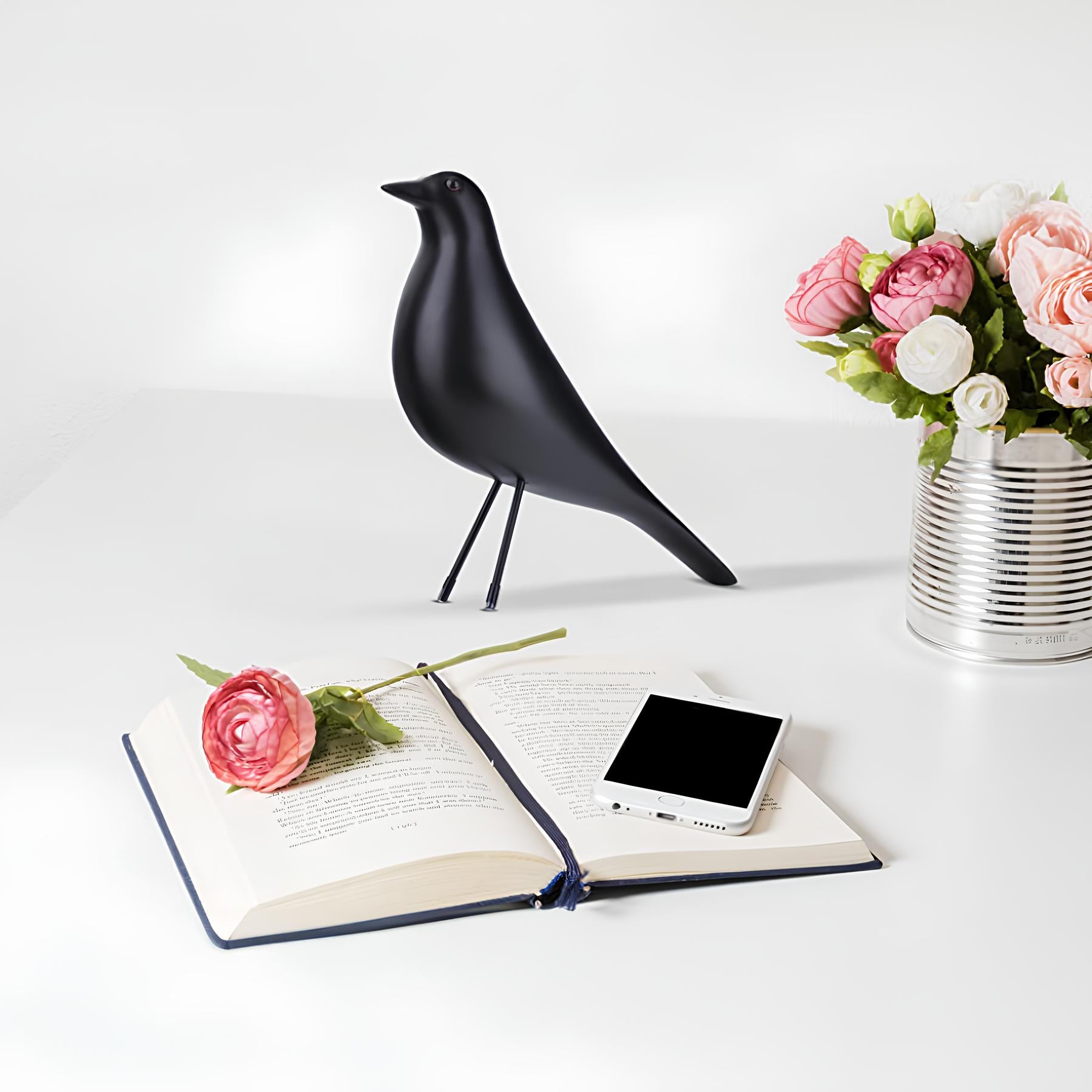 Nordic Bird Resin Figurine - Homevalley.co.uk