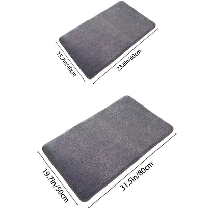 Super Absorbent Floor Mat – Ultra Soft Fleece Bathroom Mat