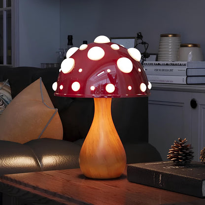 Mushroom Lamp with LED Tricolored Bulb - Homevalley.co.uk