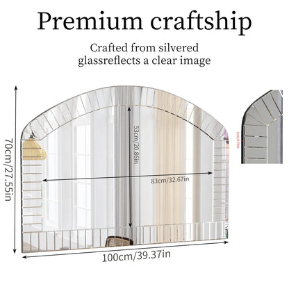 Extra Large Arched Wall Mirror