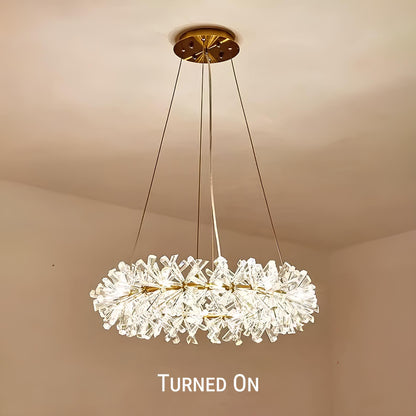 Nordic Round Crystal Chandelier - Homevalley.co.uk