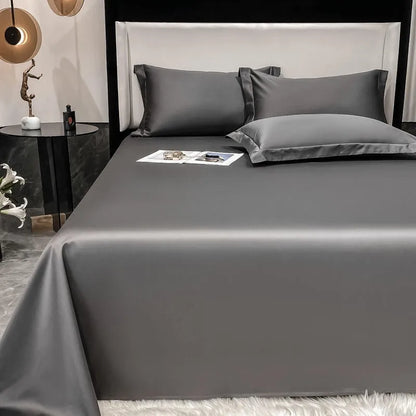 Premium Hotel Quality 1Pc Flat Sheet or pillow cases 1000TC Egyptian Cotton, Luxury Bedding Wrinkle, Stain and Fade Resistant - Homevalley.co.uk