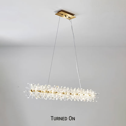 Nordic Round Crystal Chandelier - Homevalley.co.uk