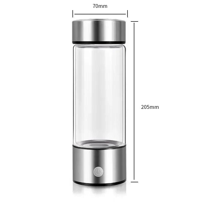 Portable Hydrogen-Rich Water Cup – Alkaline Ionizer Bottle & Antioxidant Hydrogen Water Generator with Titanium Filter