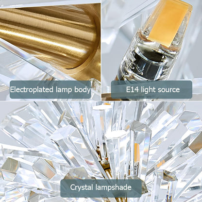 Nordic Round Crystal Chandelier - Homevalley.co.uk