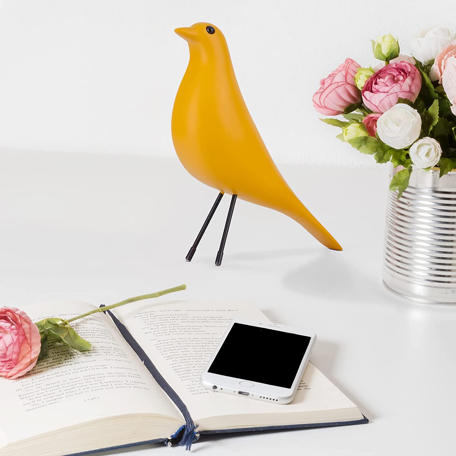 Nordic Bird Resin Figurine - Homevalley.co.uk