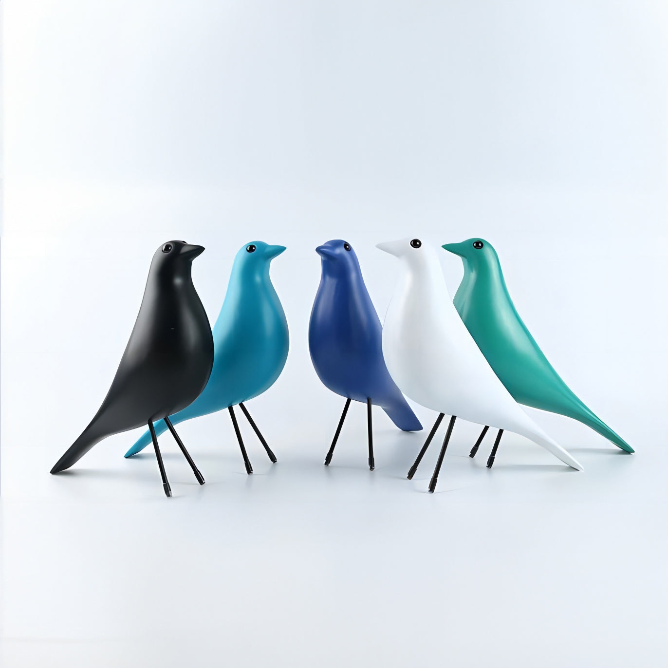 Nordic Bird Resin Figurine - Homevalley.co.uk