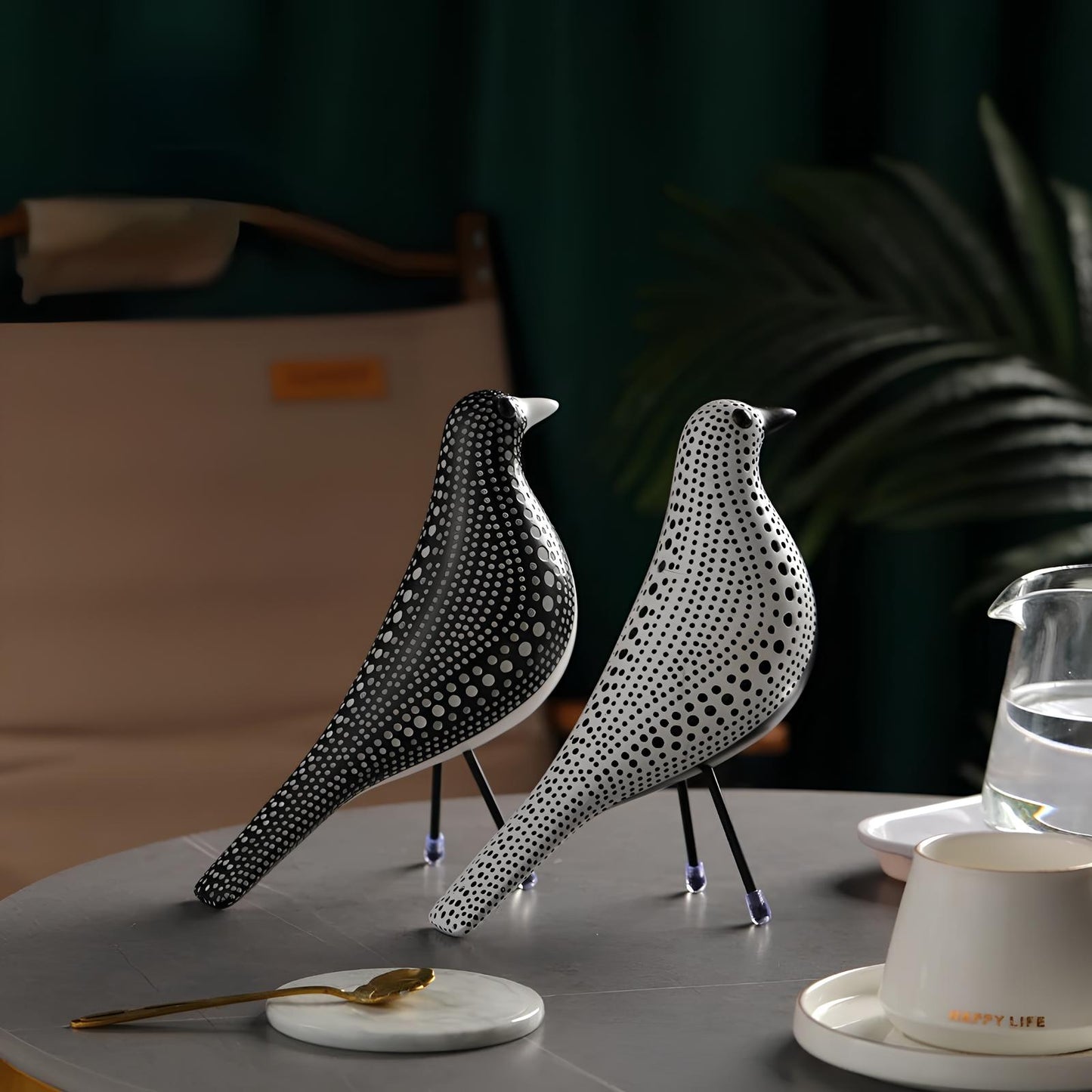 Nordic Bird Resin Figurine - Homevalley.co.uk