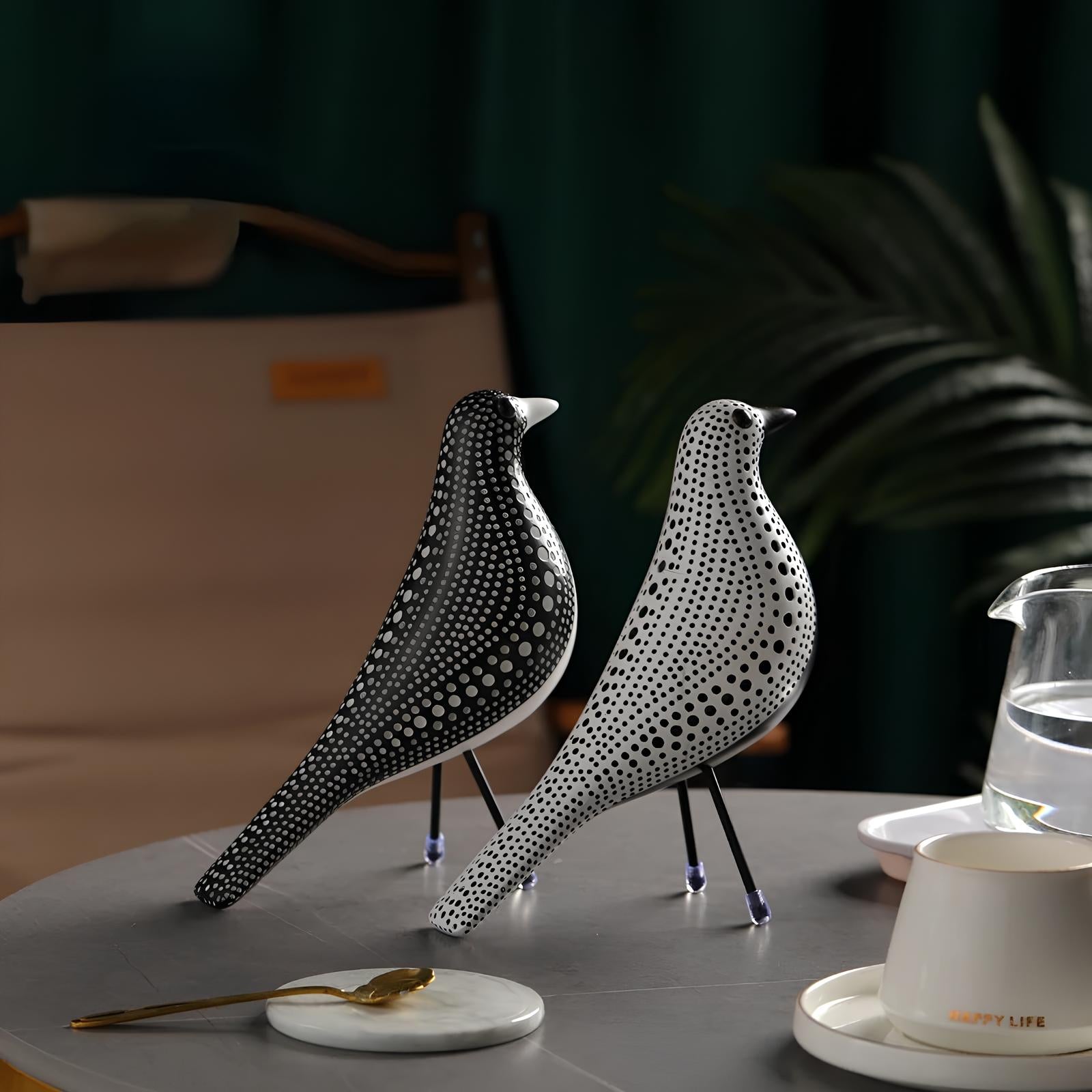 Nordic Bird Resin Figurine - Homevalley.co.uk