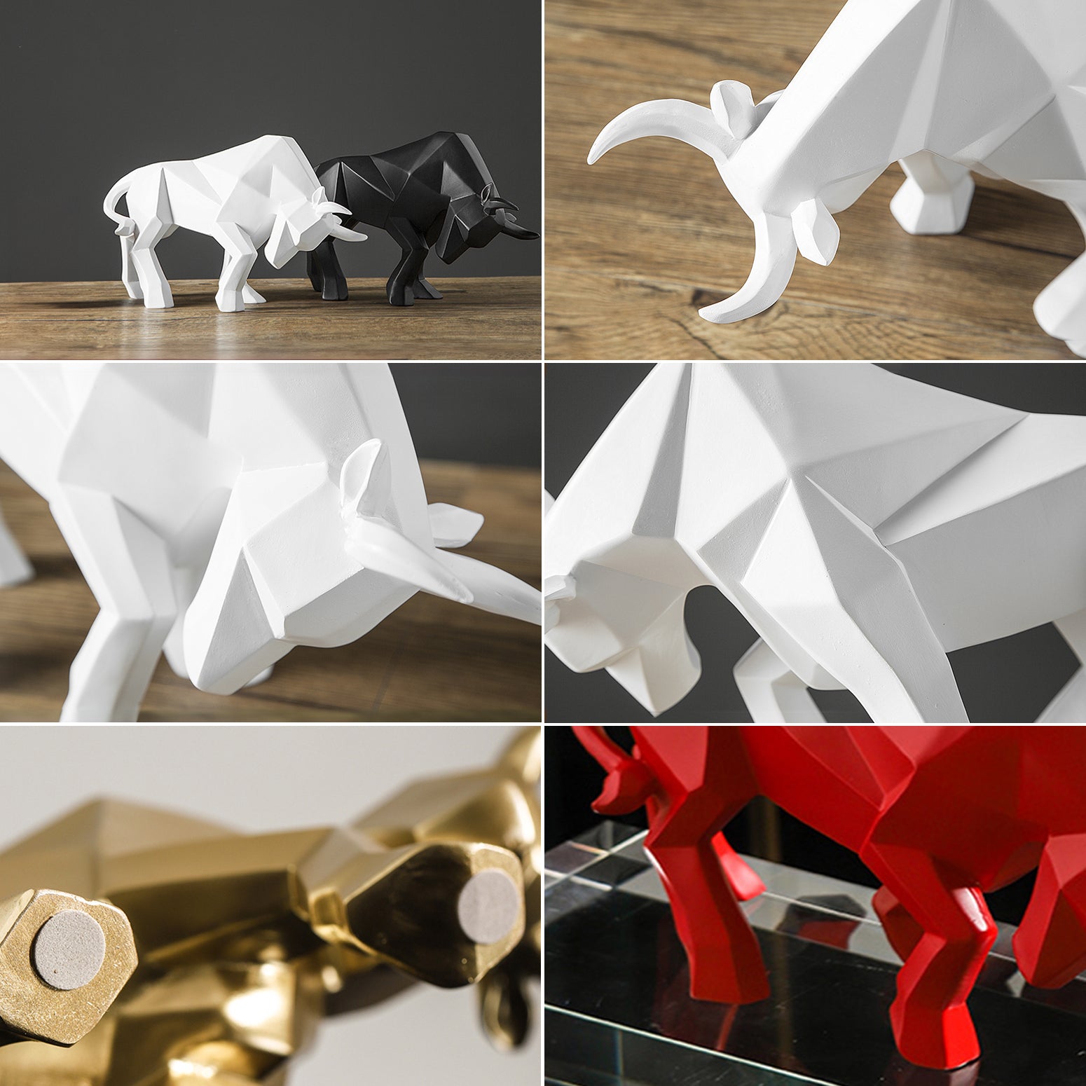Abstract Bull Figurine - Homevalley.co.uk