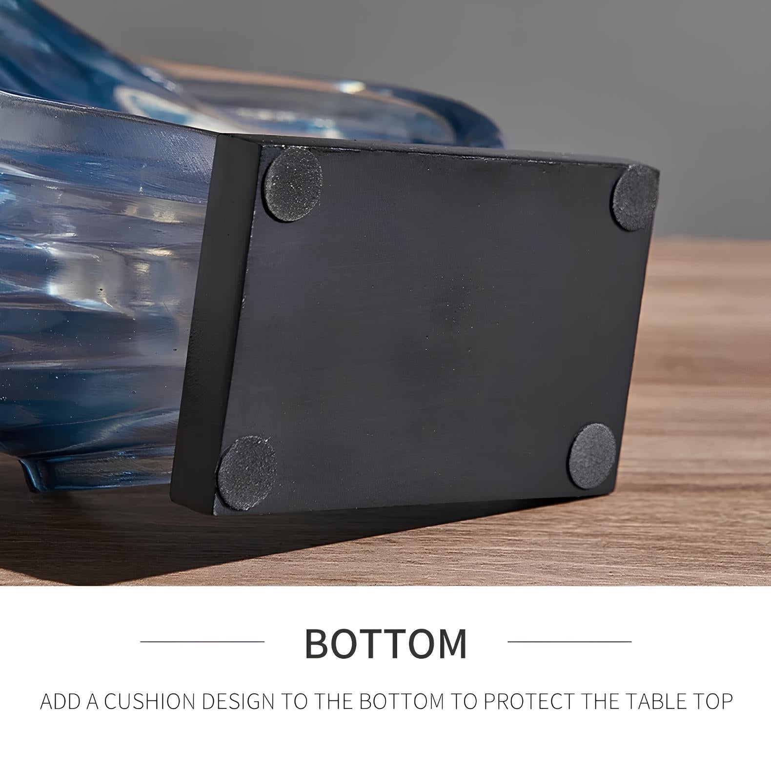 Abstract Transparent Resin Ornament - Homevalley.co.uk