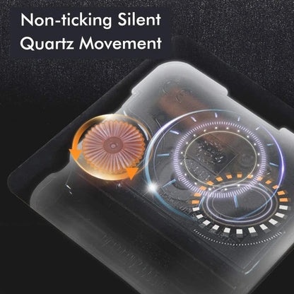 Acrylic Wood Silent Wall Clock - Homevalley.co.uk