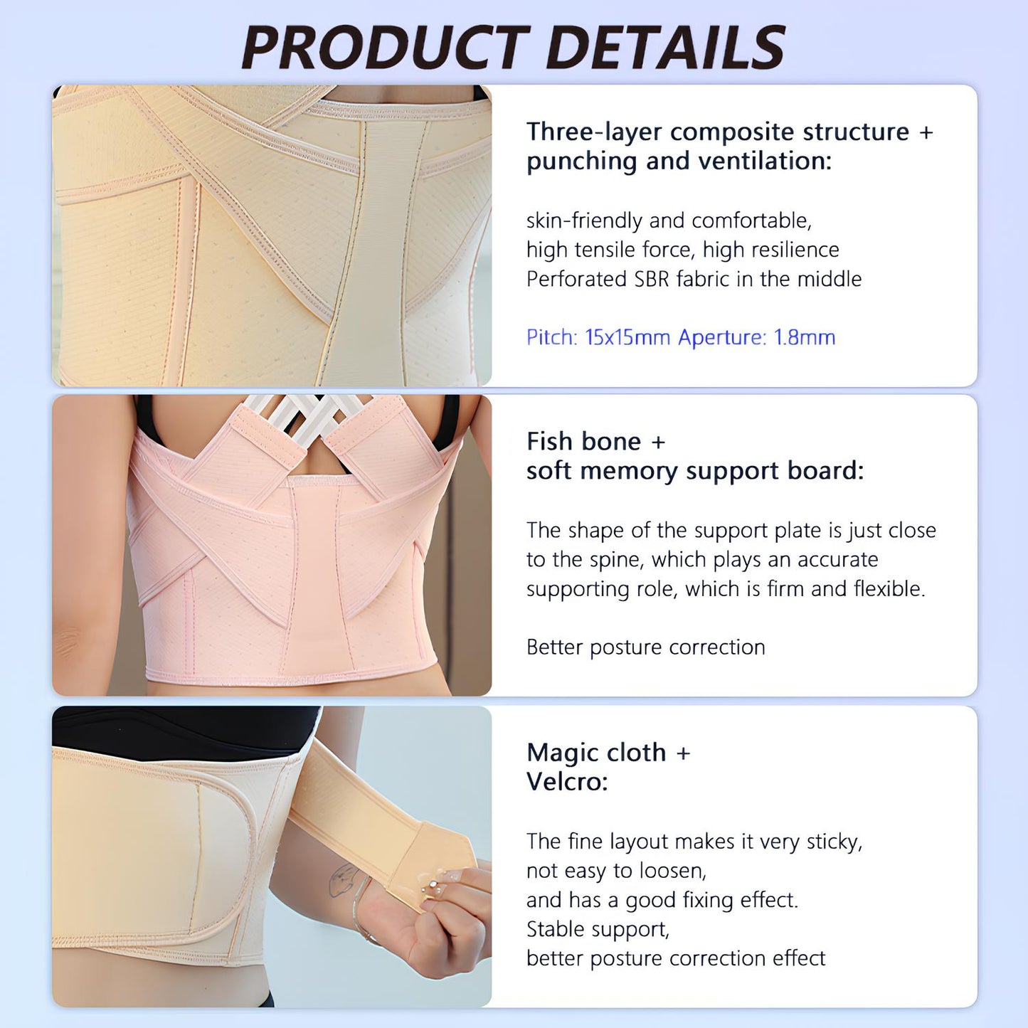 Adjustable Back Posture Corrector - Homevalley.co.uk