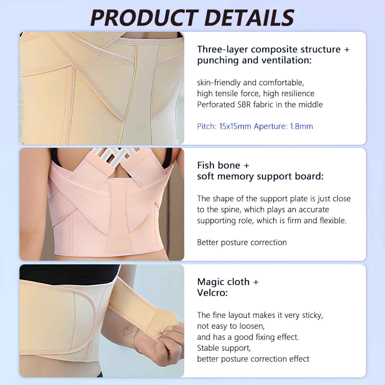 Adjustable Back Posture Corrector - Homevalley.co.uk