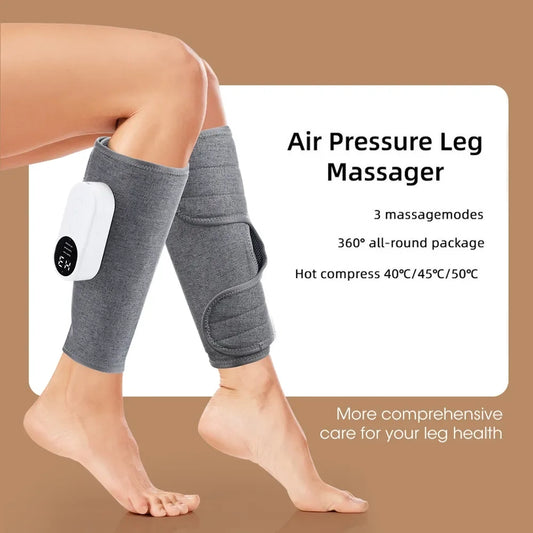 Air Pressure Leg Calf Massager, 360°Presotherapy Machine - Homevalley.co.uk