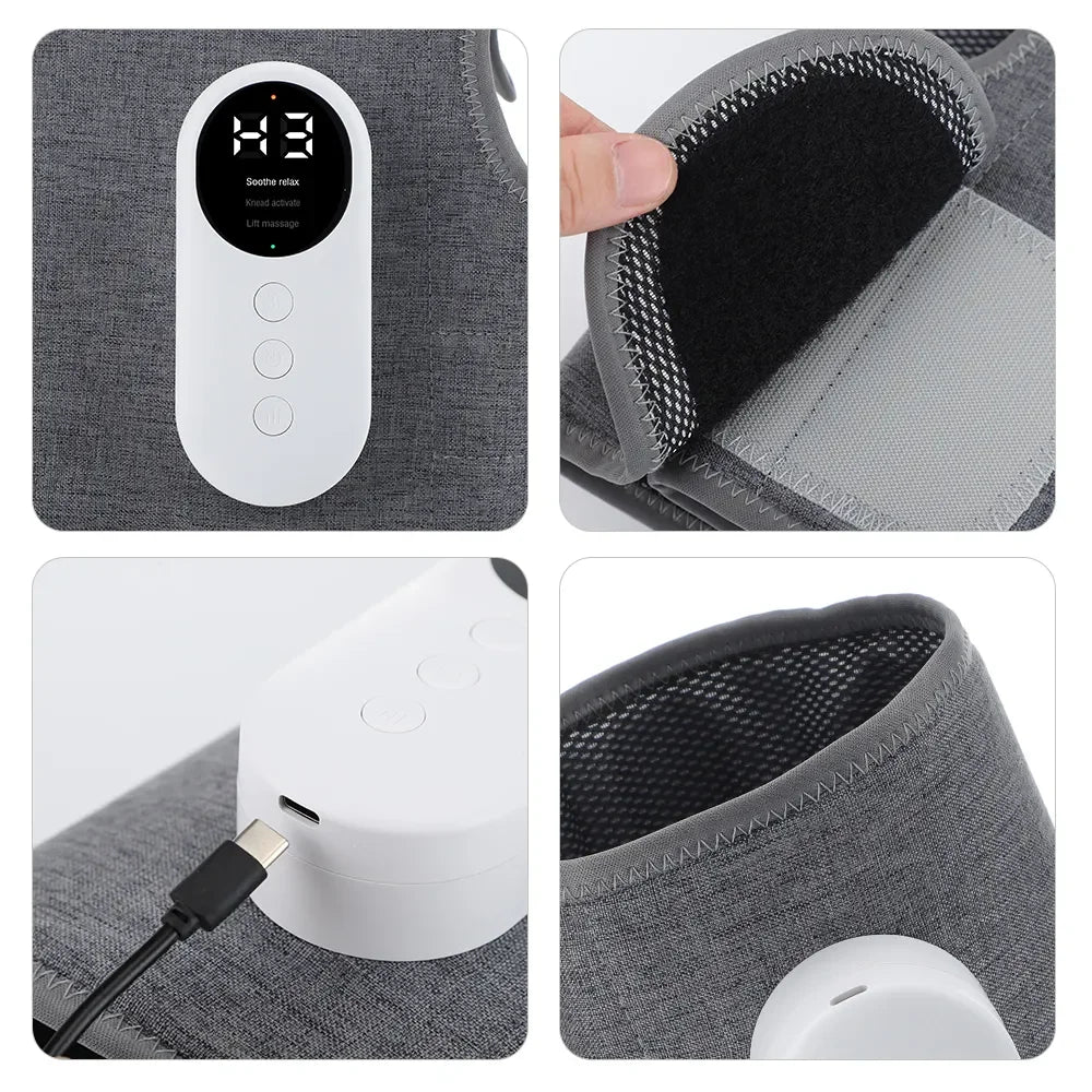 Air Pressure Leg Calf Massager, 360°Presotherapy Machine - Homevalley.co.uk