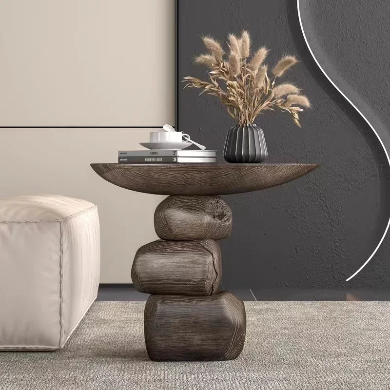 Alien Art Round Side End Table - Homevalley.co.uk