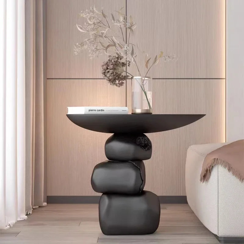 Alien Art Round Side End Table - Homevalley.co.uk