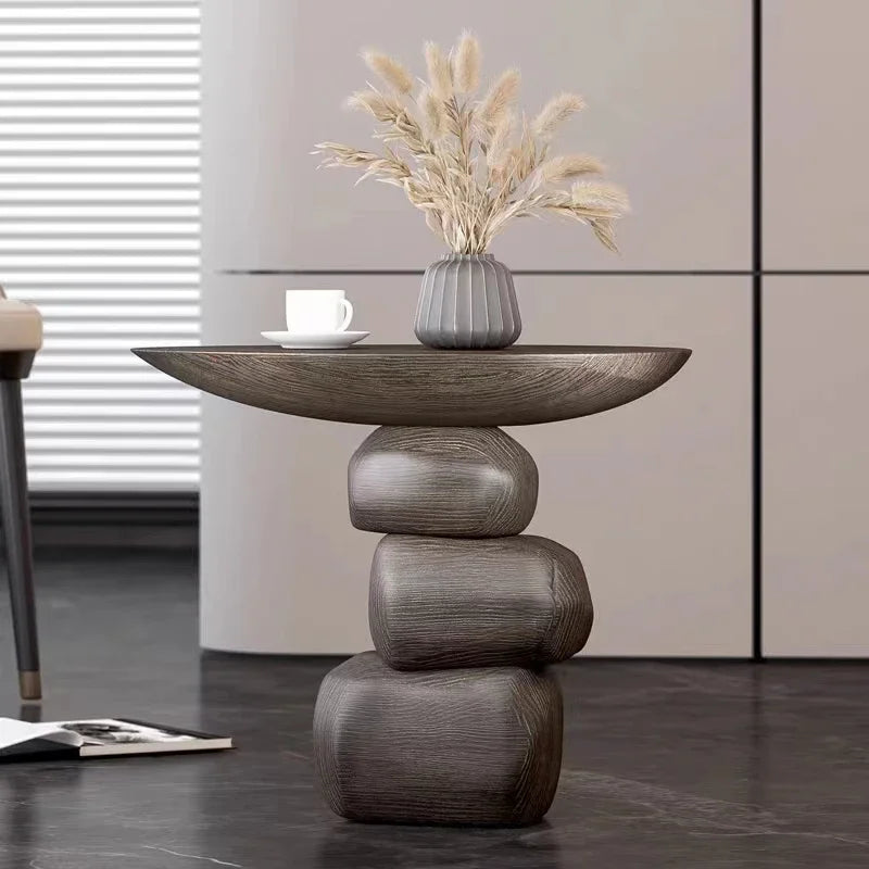 Alien Art Round Side End Table - Homevalley.co.uk