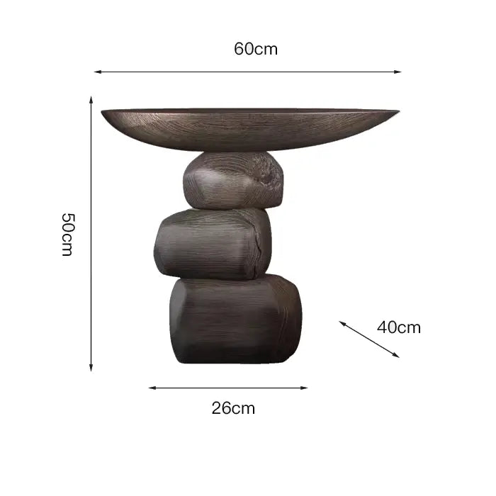 Alien Art Round Side End Table - Homevalley.co.uk