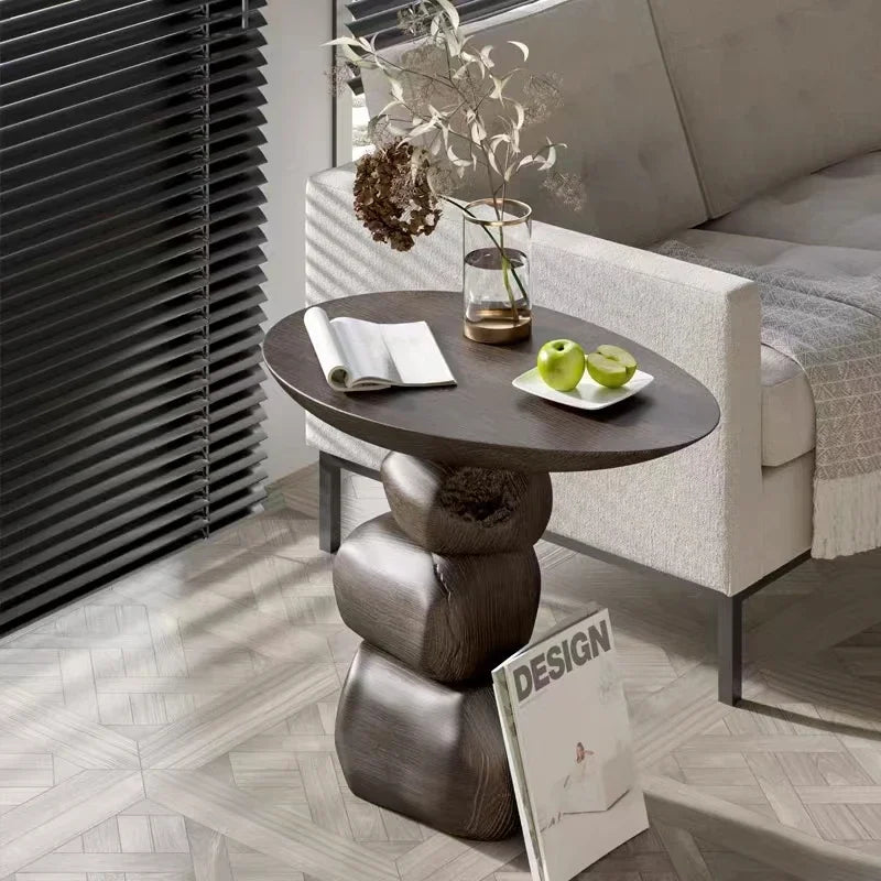 Alien Art Round Side End Table - Homevalley.co.uk