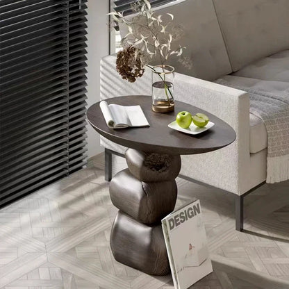 Alien Art Round Side End Table - Homevalley.co.uk