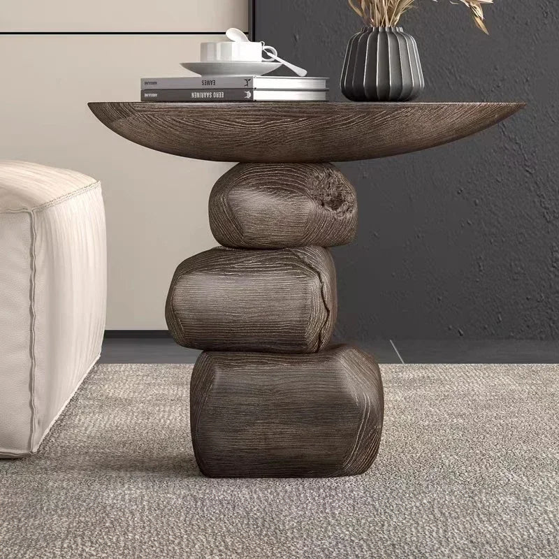 Alien Art Round Side End Table - Homevalley.co.uk