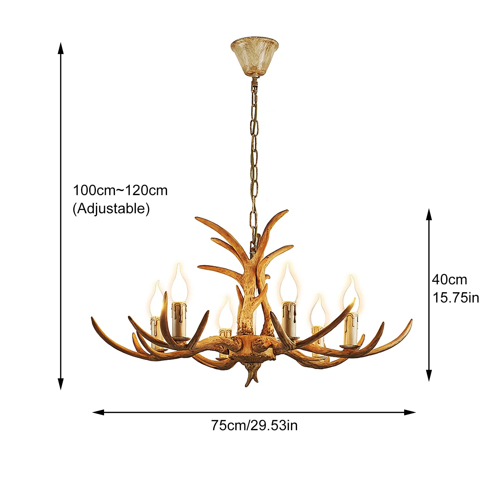 Antler Ceiling Chandelier - Homevalley.co.uk