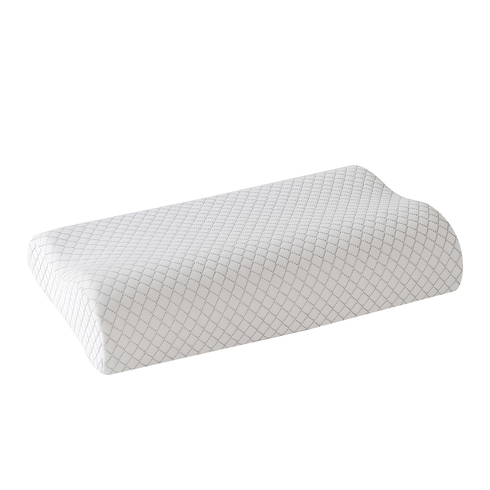 Bamboo Fiber Slow Rebound Memory Foam Orthopedic Pillow - Homevalley.co.uk