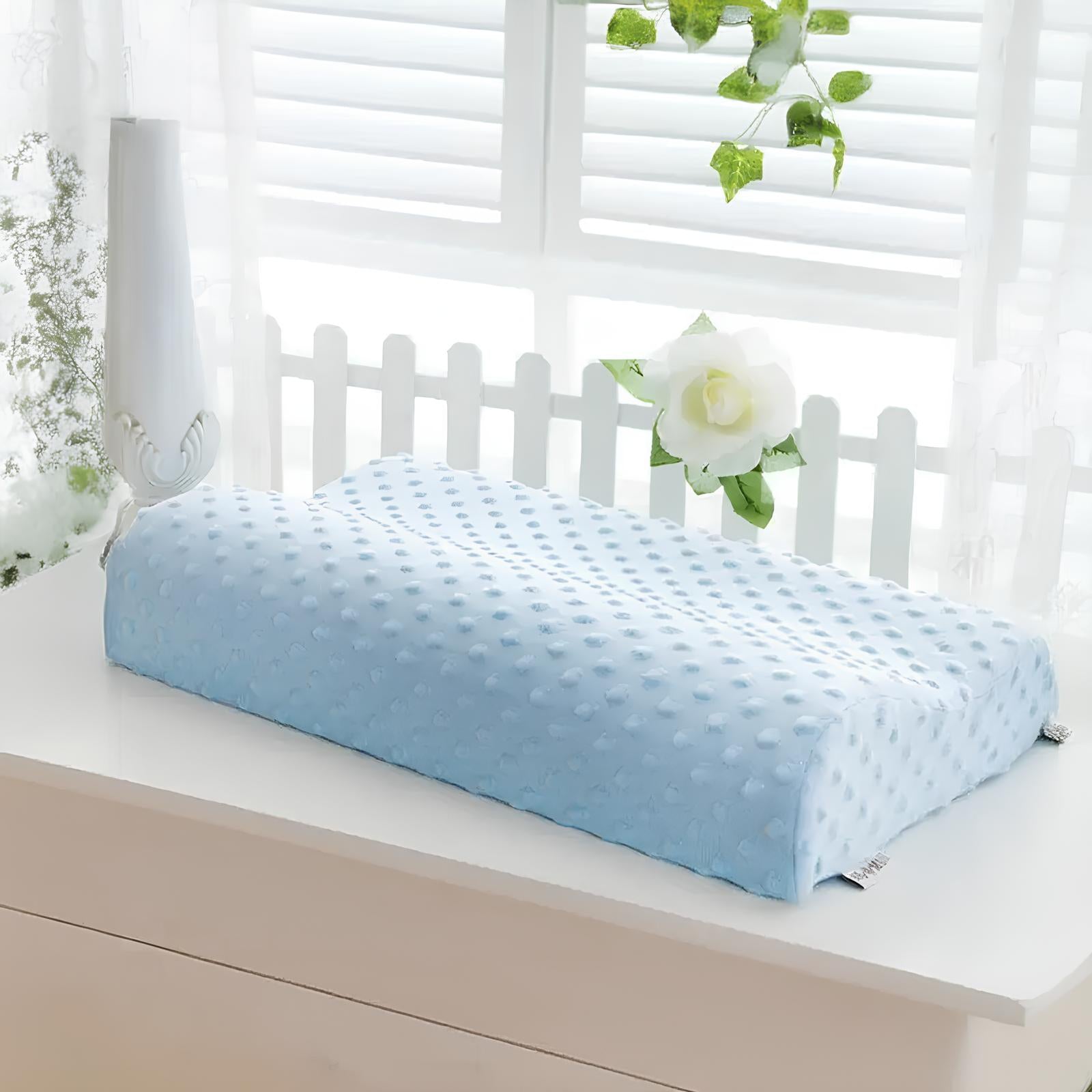 Bamboo Fiber Slow Rebound Memory Foam Orthopedic Pillow - Homevalley.co.uk