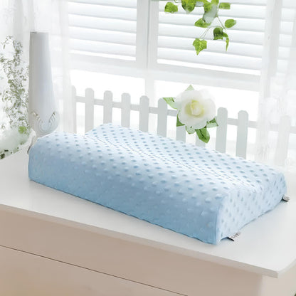Bamboo Fiber Slow Rebound Memory Foam Orthopedic Pillow - Homevalley.co.uk