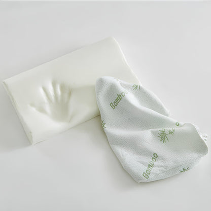 Bamboo Fiber Slow Rebound Memory Foam Orthopedic Pillow - Homevalley.co.uk
