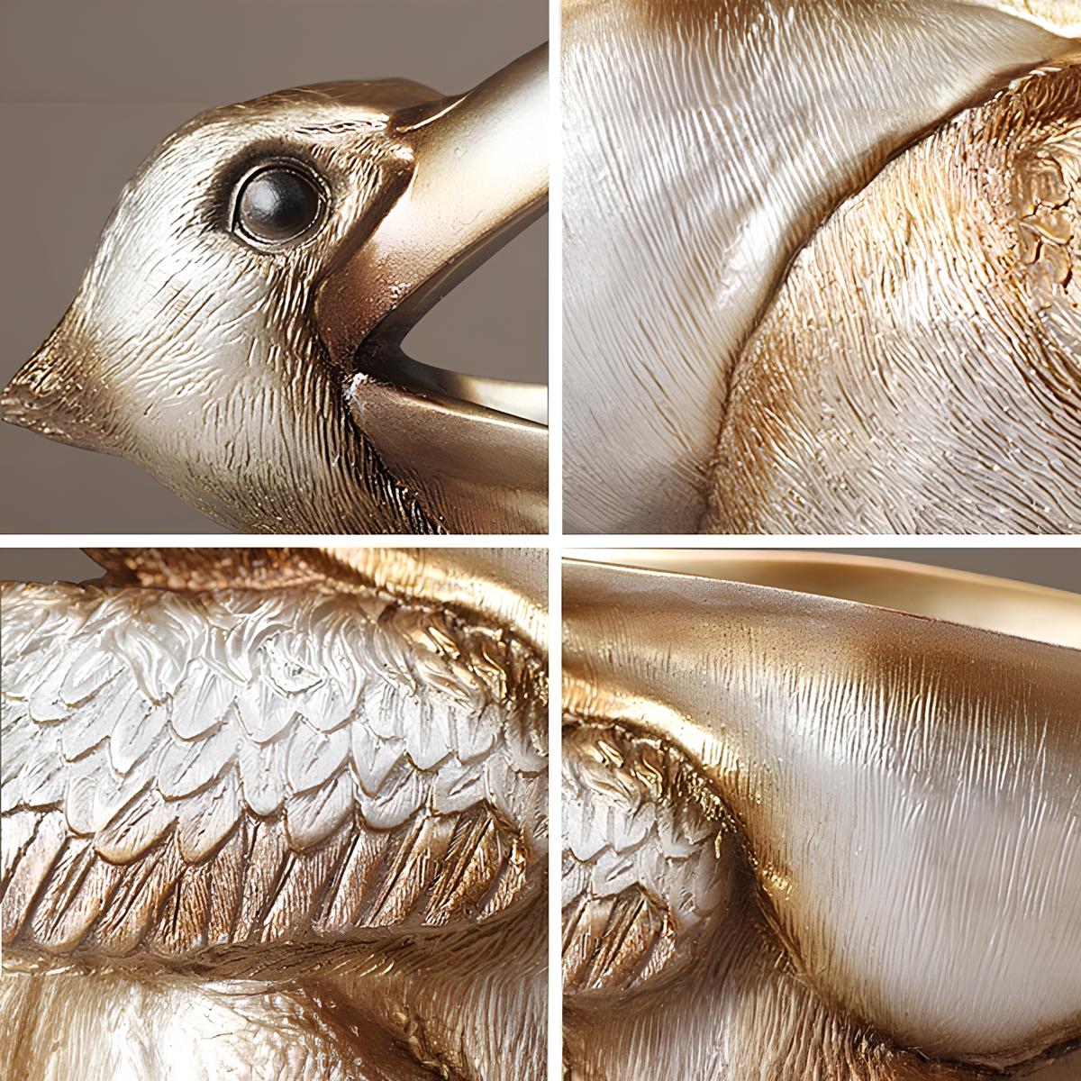 Big Mouth Pelican Bird Figurine Storage Box - Homevalley.co.uk