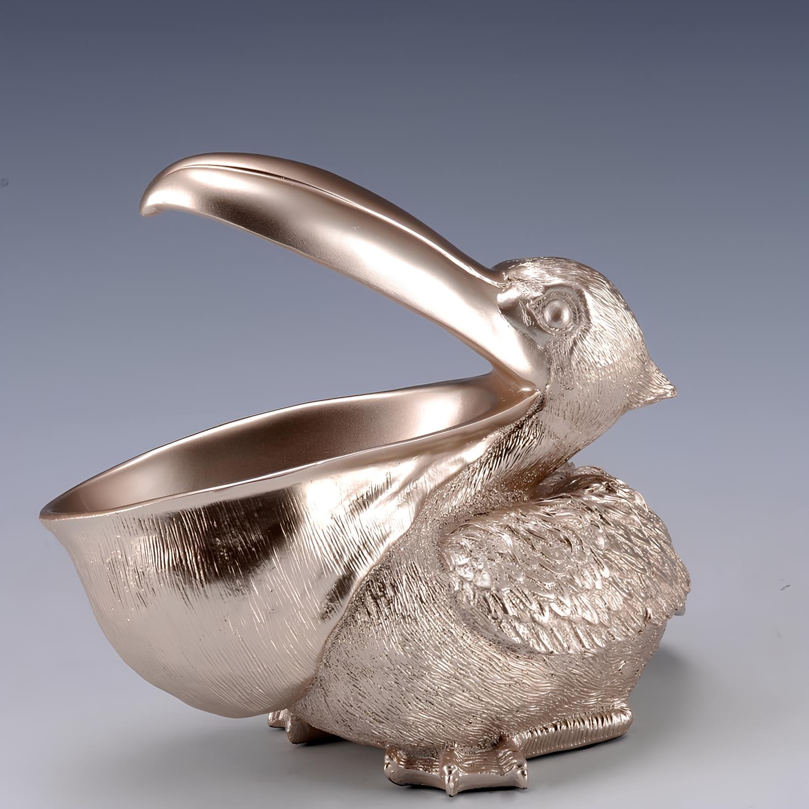 Big Mouth Pelican Bird Figurine Storage Box - Homevalley.co.uk