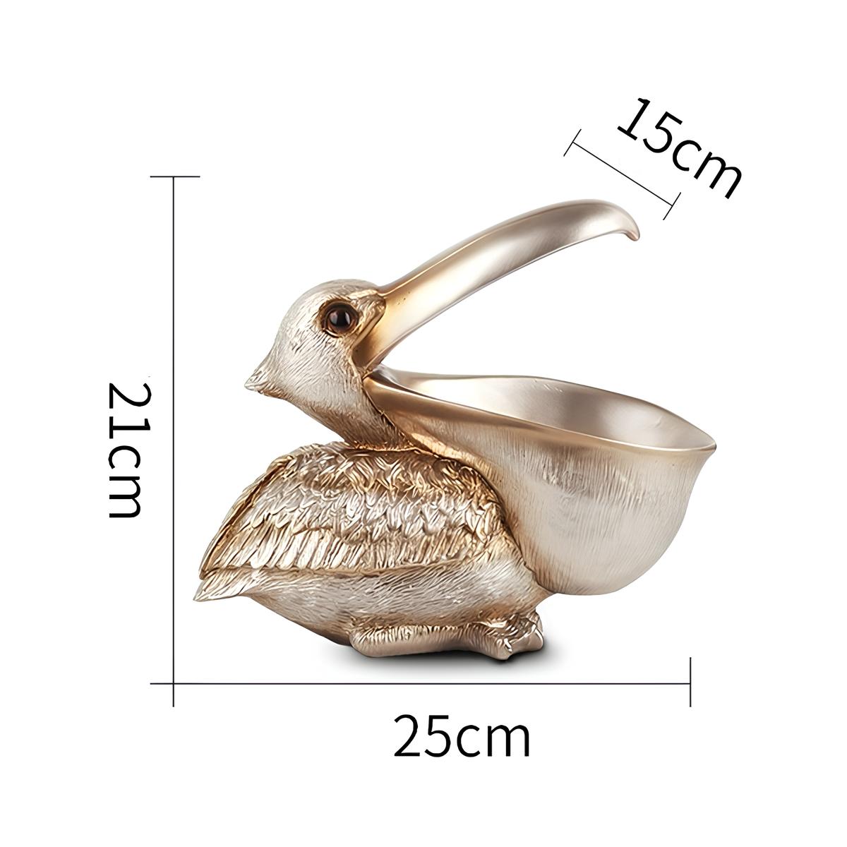 Big Mouth Pelican Bird Figurine Storage Box - Homevalley.co.uk