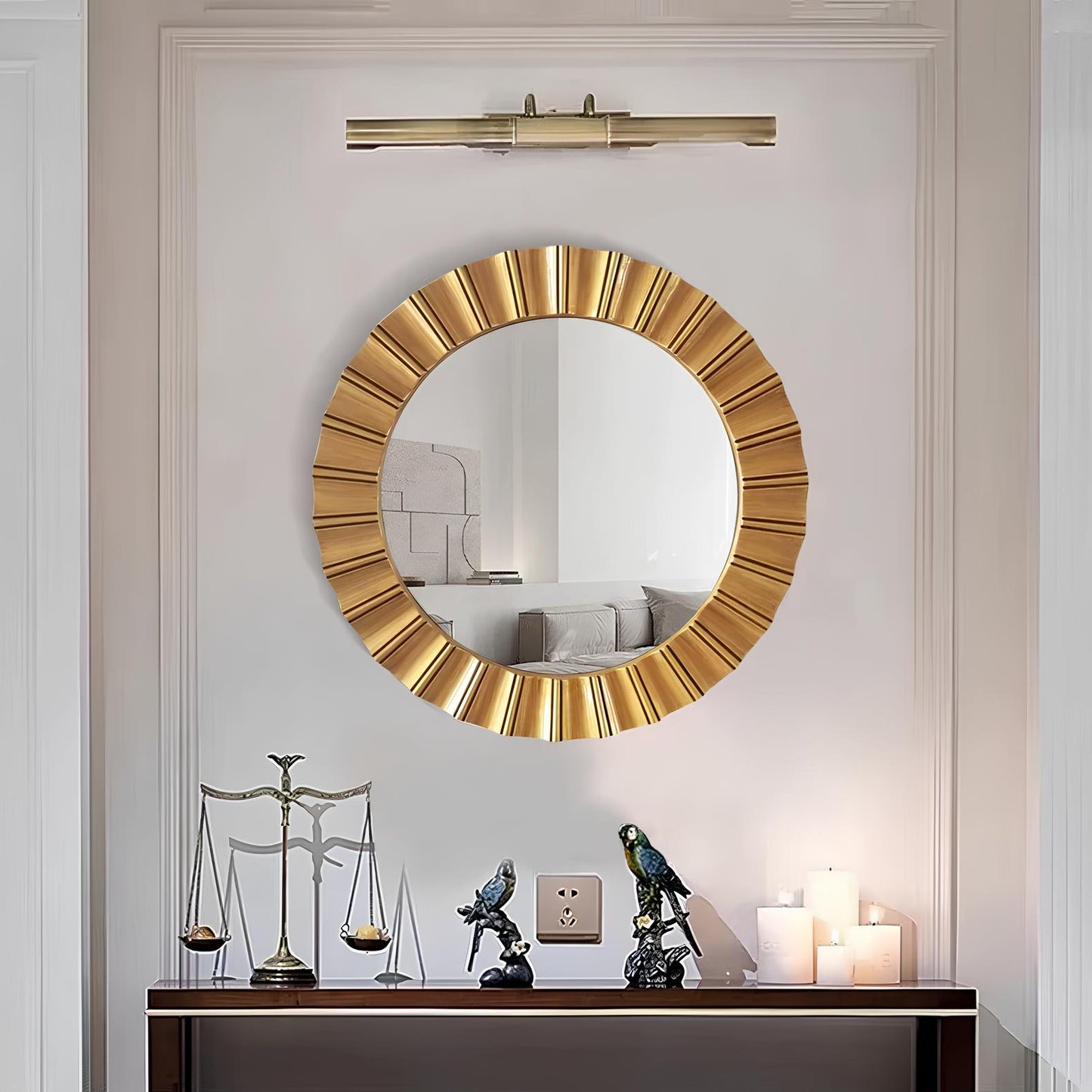 Retro European Bathroom Mirror - Homevalley.co.uk
