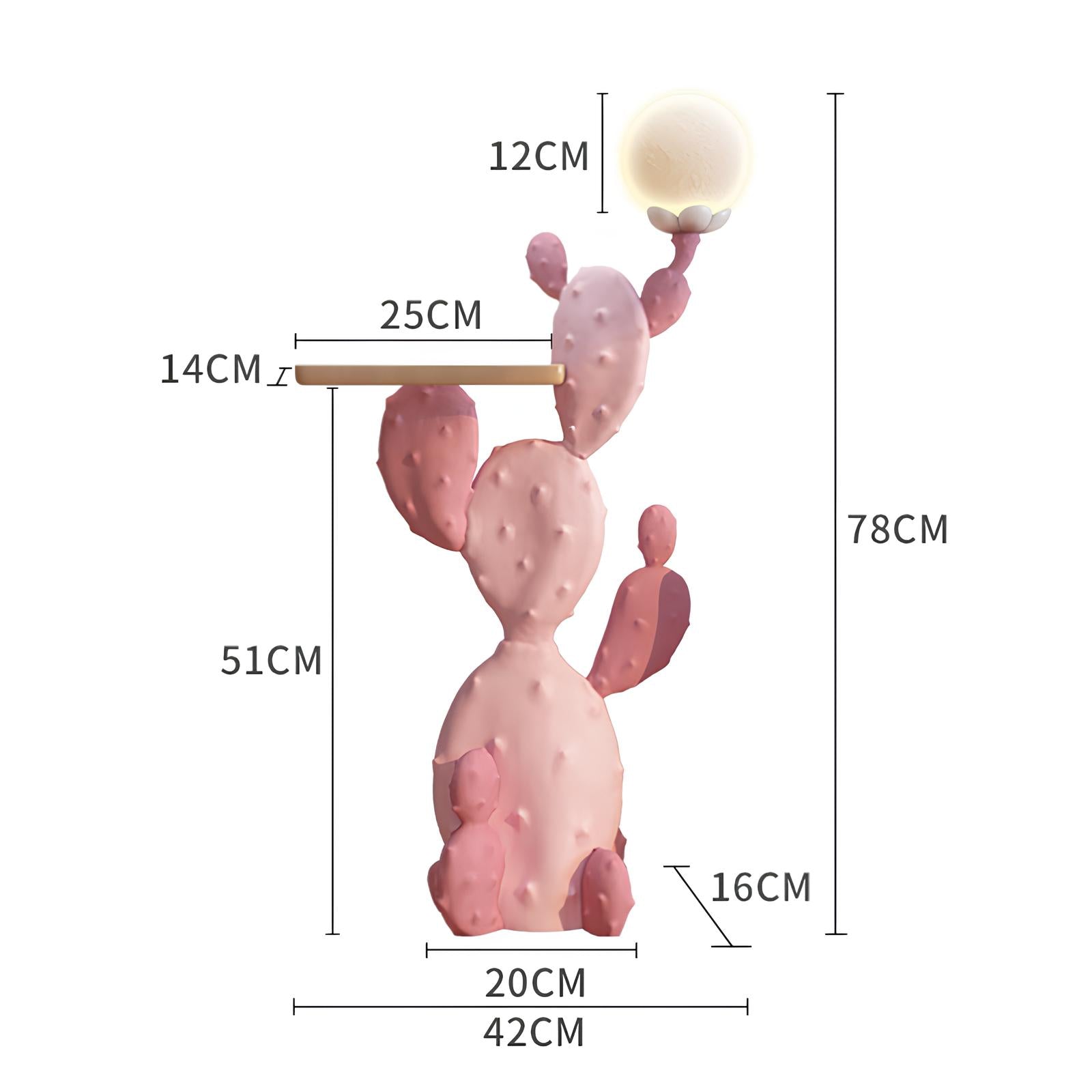 Cactus Floor Lamp and Side Table - Homevalley.co.uk