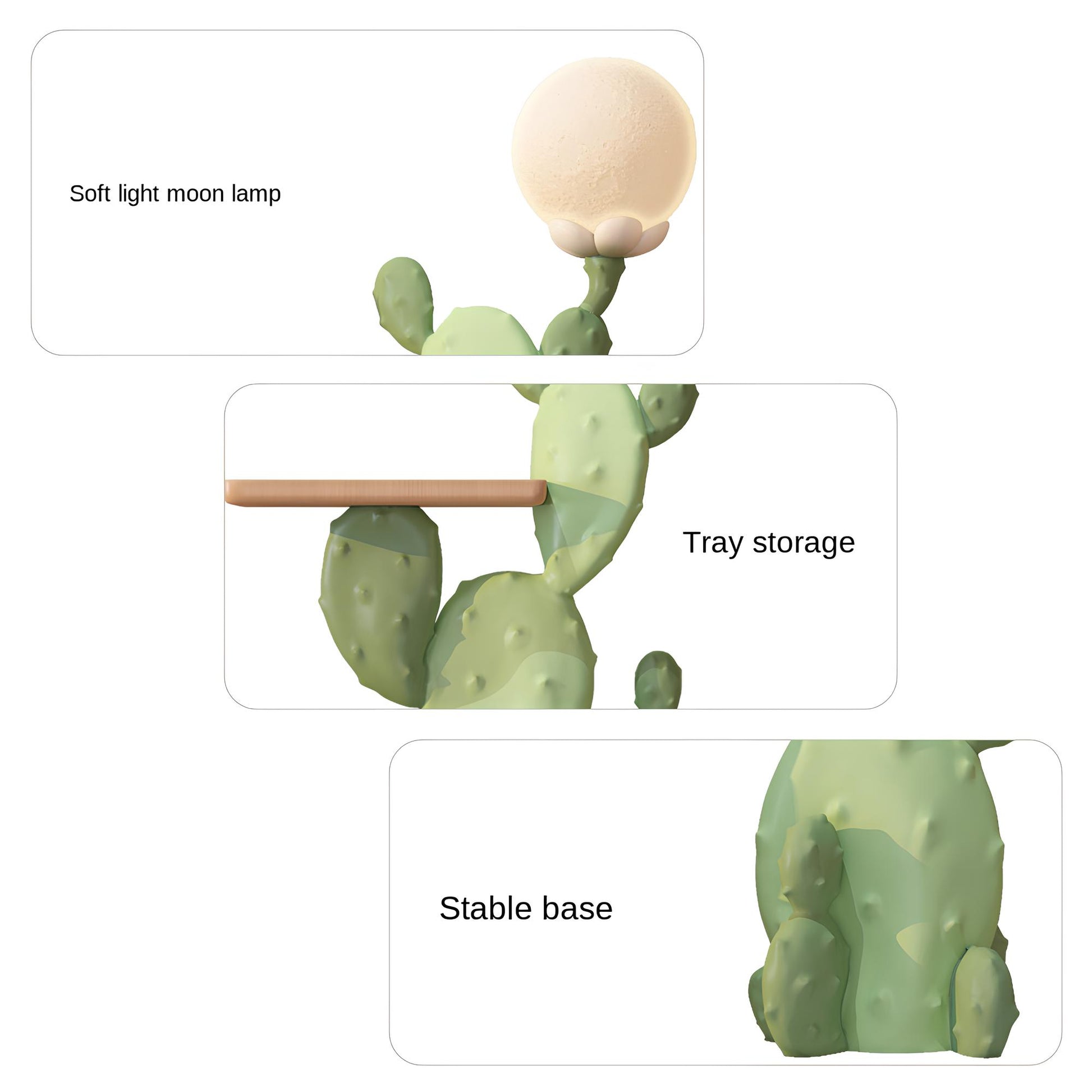 Cactus Floor Lamp and Side Table - Homevalley.co.uk