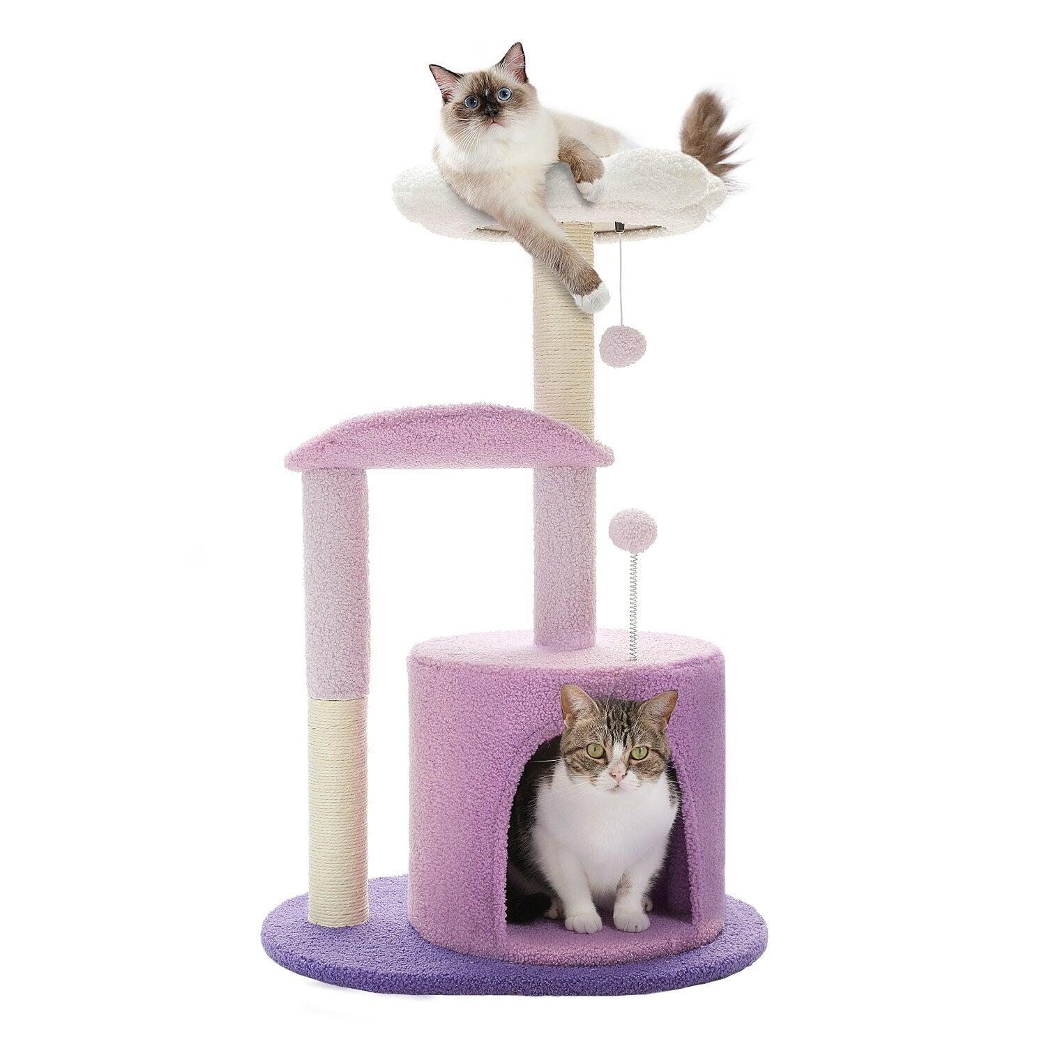 Cat House and Scratching Post - Homevalley.co.uk