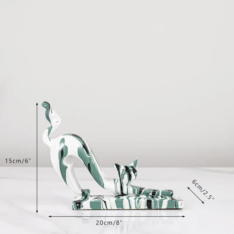 Cats Figurines Ornaments Set of 3 - Homevalley.co.uk