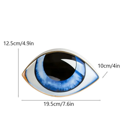 Ceramic Eye Ornament Sculpture - Homevalley.co.uk