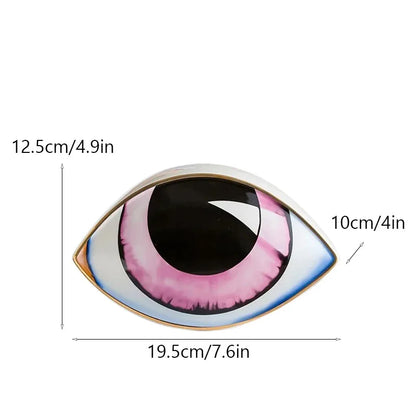 Ceramic Eye Ornament Sculpture - Homevalley.co.uk