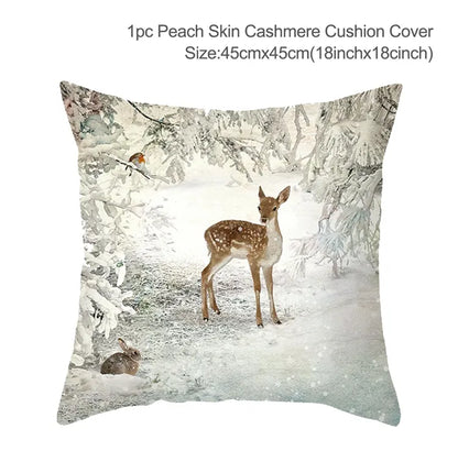 Christmas Design Cushion Cover - Homevalley.co.uk