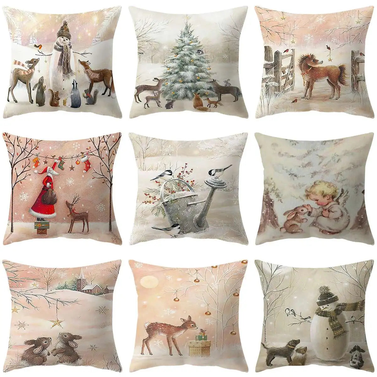 ChristmasDesign Decorative Cushion Cover, 45 x45 cm - Homevalley.co.uk