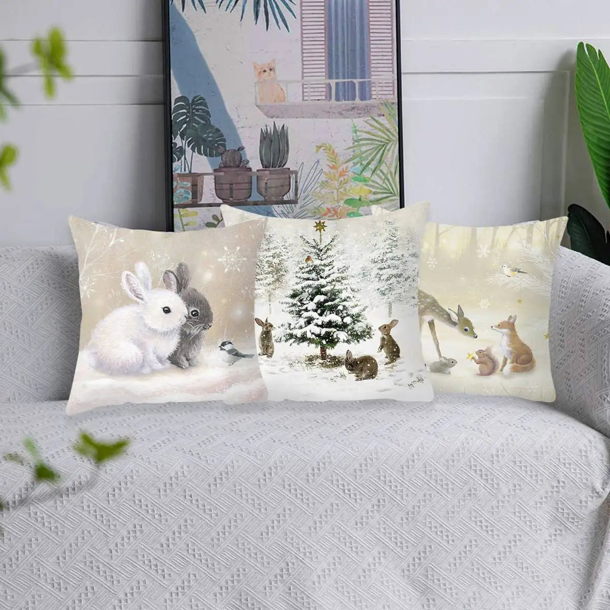ChristmasDesign Decorative Cushion Cover, 45 x45 cm - Homevalley.co.uk